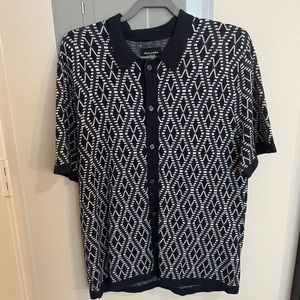 Abercrombie & Fitch sweater material button down